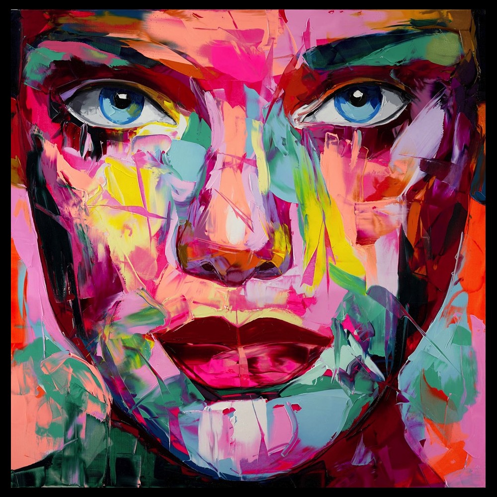 Francoise Nielly Portrait Palette Painting Expression Face169